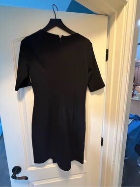 Lulu's Black Short Sleeve Mini Dress